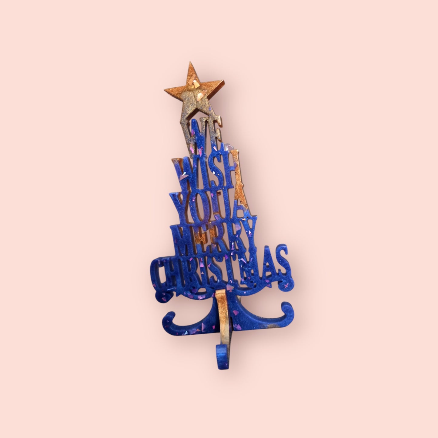 Festive Glow Resin Tree