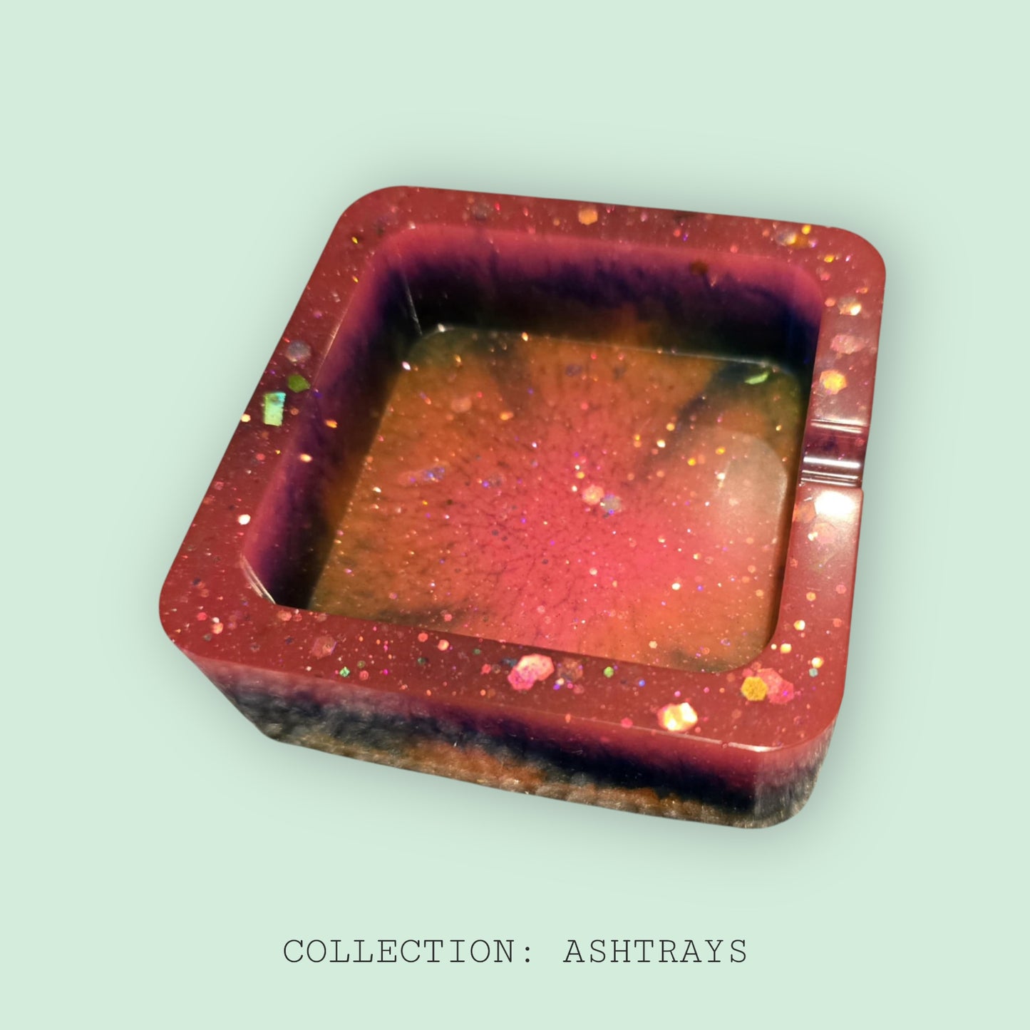 Celestial Bloom Handcrafted Ashtrays