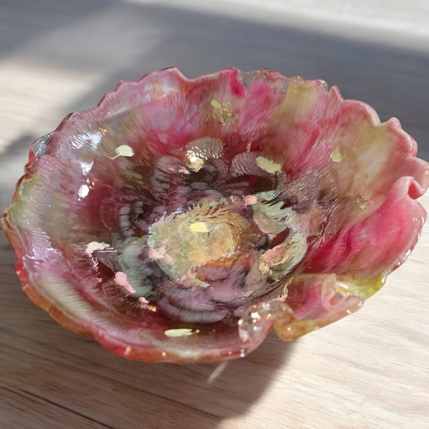 Handcrafted Resin Fruit Bowl