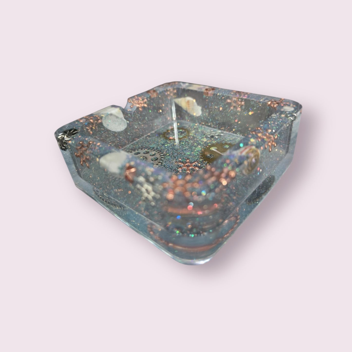 Celestial Bloom Handcrafted Ashtrays