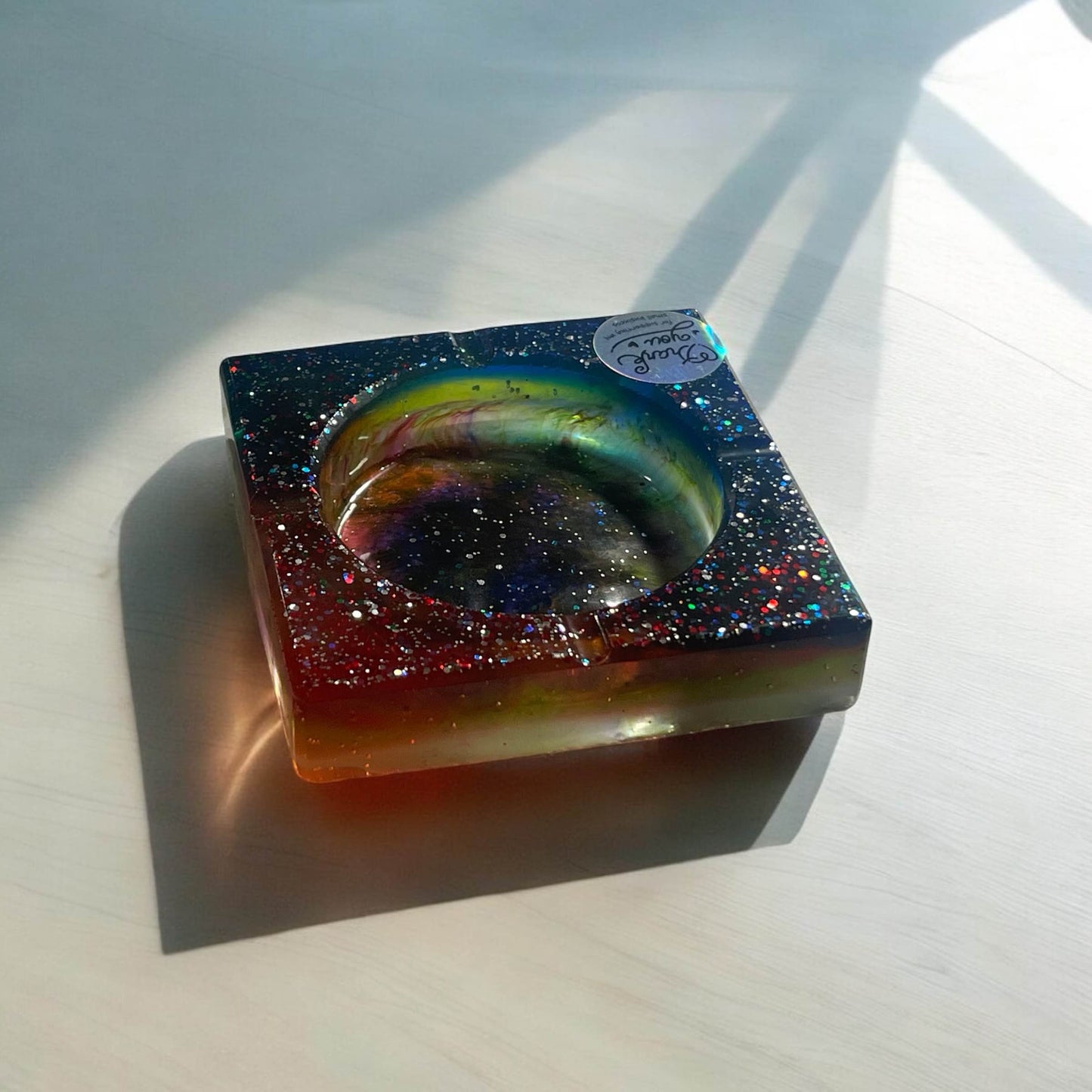 Celestial Bloom Handcrafted Ashtrays