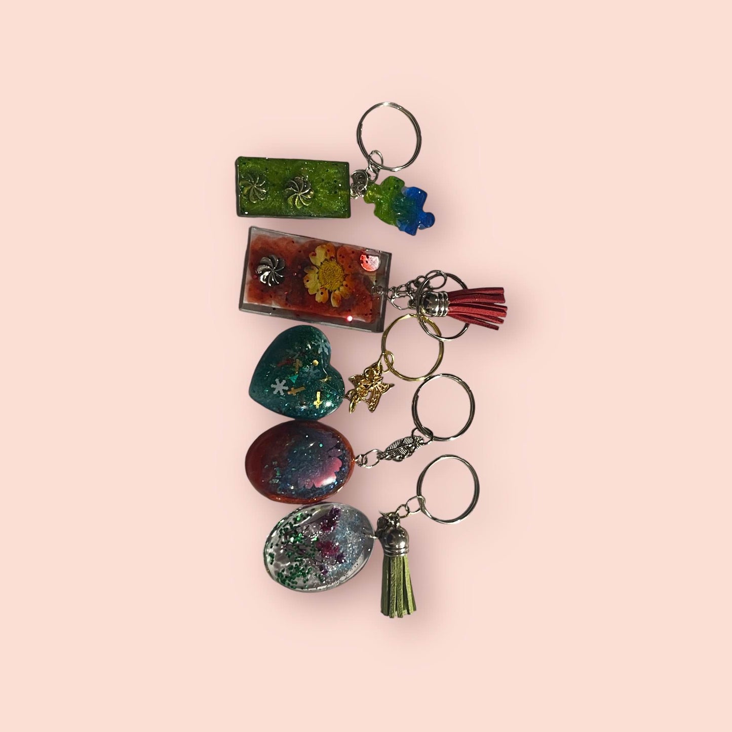 Whimsical Wonders Resin Keychains