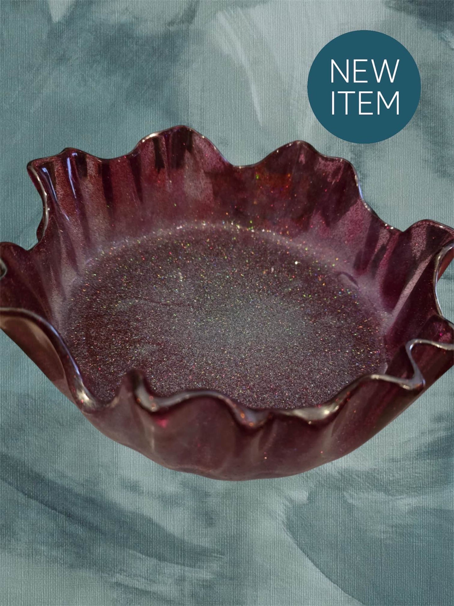 Handcrafted Resin Fruit Bowl