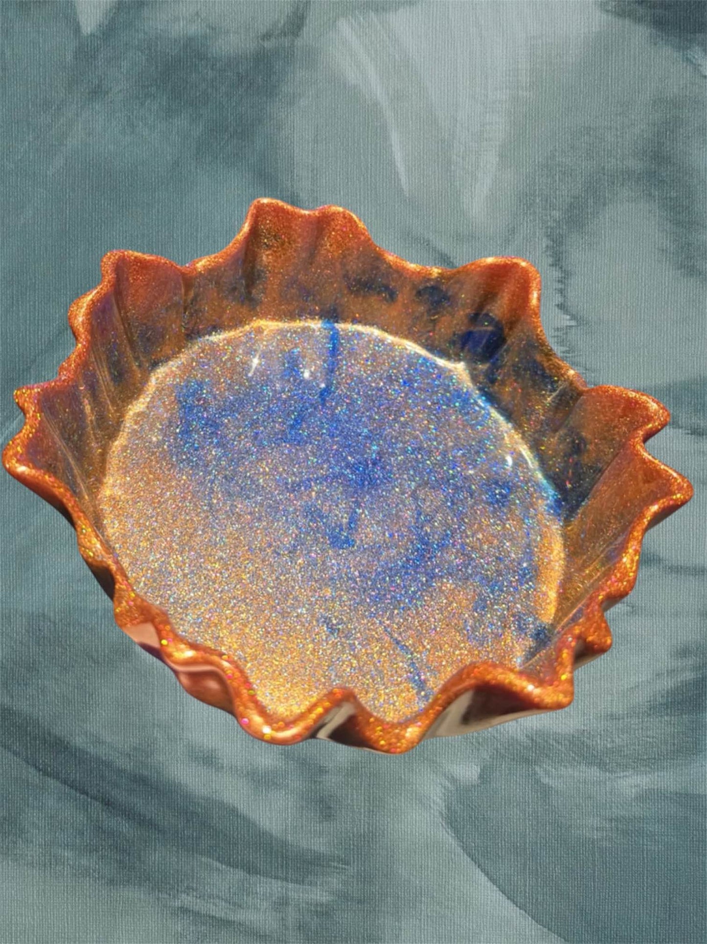 Handcrafted Resin Fruit Bowl