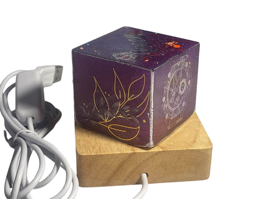 Mystic Light - Handcrafted Resin LED Cubes