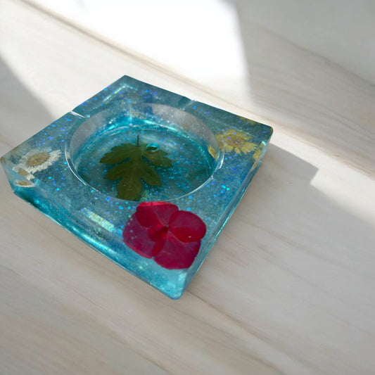Celestial Bloom Handcrafted Ashtrays